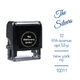 Casual Script Vertical Address Self-Inking Stamp Image 1 of 3